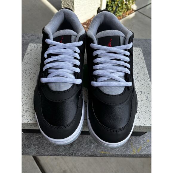 Nike Air Jordan 4 RM PRM Black Fire Red Wolf Grey White Men’s 9.5 New in Box